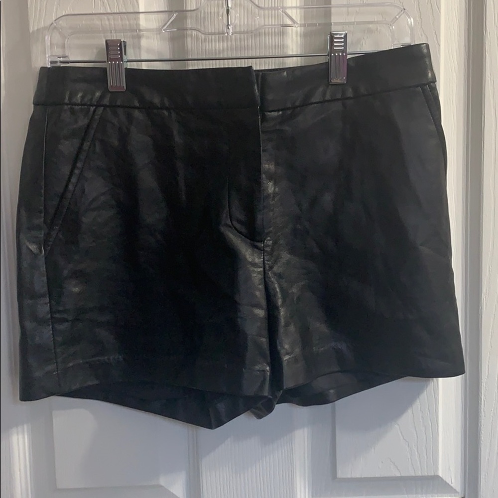 black shorts